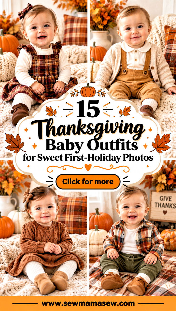 15 Thanksgiving Baby Outfits for Sweet First-Holiday Photos - 15 Thanksgiving Baby Outfits for Sweet First-Holiday Photos