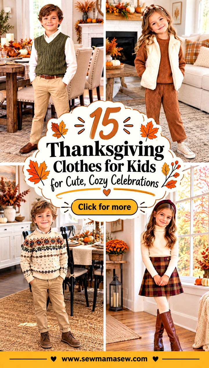 15 Thanksgiving Clothes for Kids for Cute Cozy Celebrations - 15 Thanksgiving Clothes for Kids for Cute, Cozy Celebrations