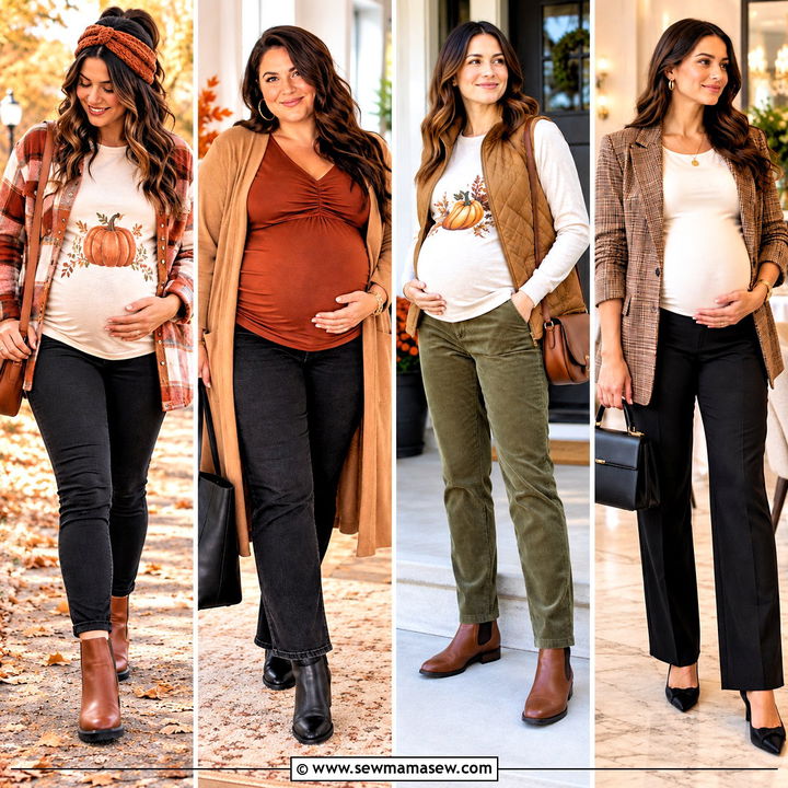 15 Thanksgiving Maternity Shirt Ideas for Cute, Cozy Style
