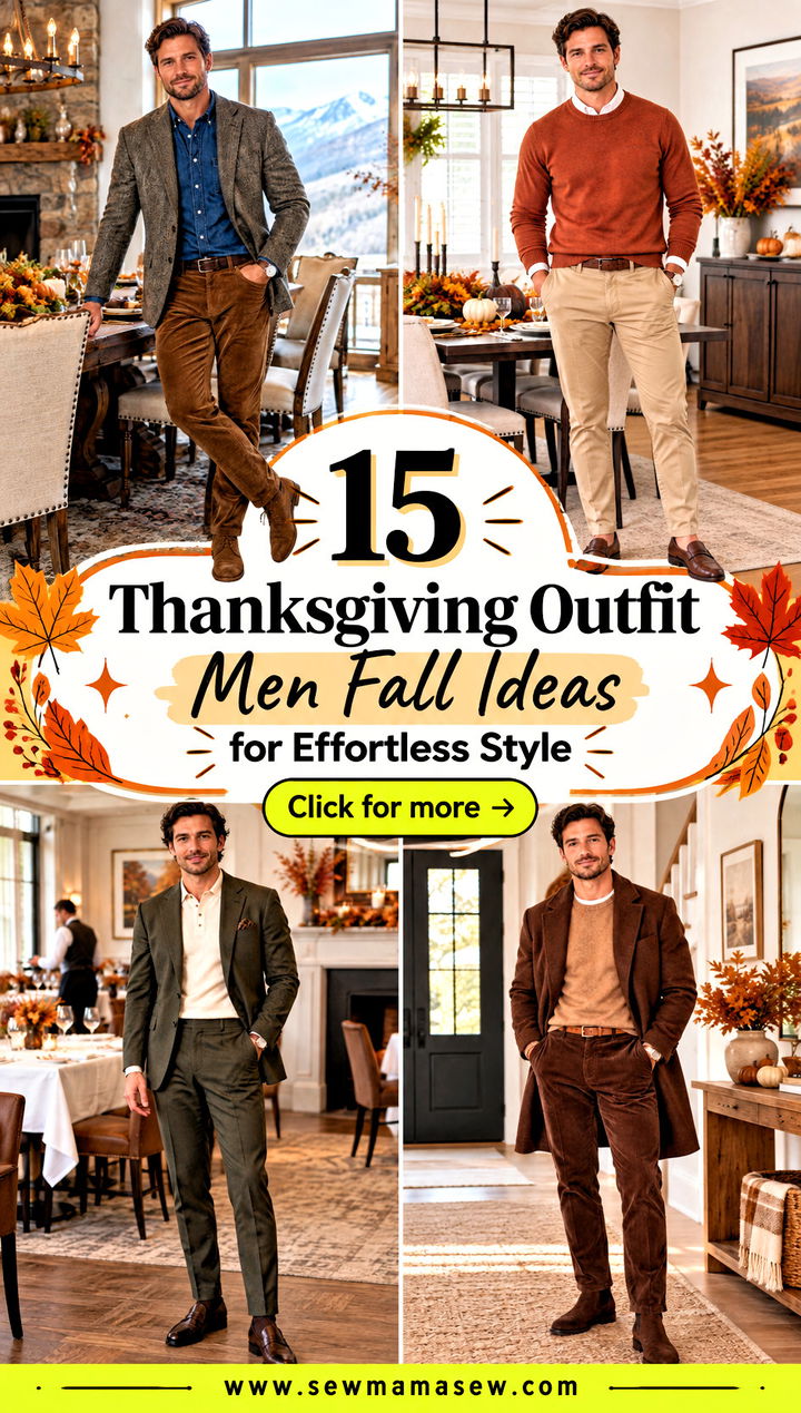 15 Thanksgiving Outfit Men Fall Ideas for Effortless Style - 15 Thanksgiving Outfit Men Fall Ideas for Effortless Style