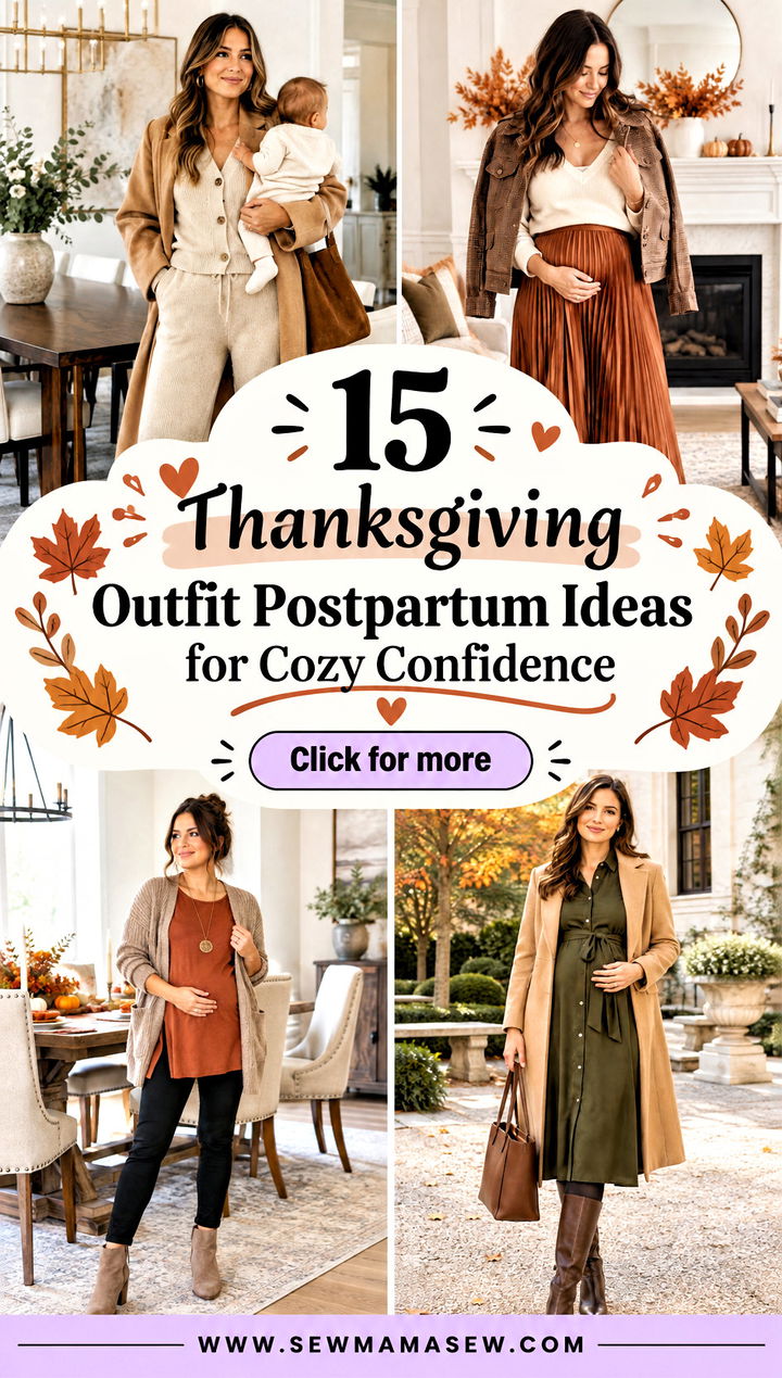 15 Thanksgiving Outfit Postpartum Ideas for Cozy Confidence - 15 Thanksgiving Outfit Postpartum Ideas for Cozy Confidence
