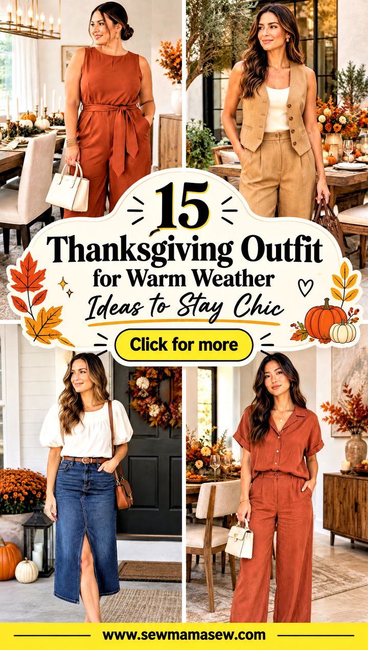 15 Thanksgiving Outfit for Warm Weather Ideas to Stay Chic - 15 Thanksgiving Outfit for Warm Weather Ideas to Stay Chic