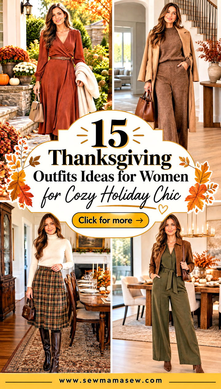 15 Thanksgiving Outfits Ideas for Women for Cozy Holiday Chic - 15 Thanksgiving Outfits Ideas for Women for Cozy Holiday Chic