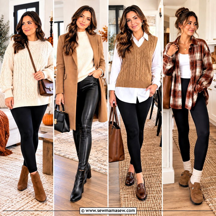 15 Thanksgiving Outfits Women Casual Leggings: Cozy Picks