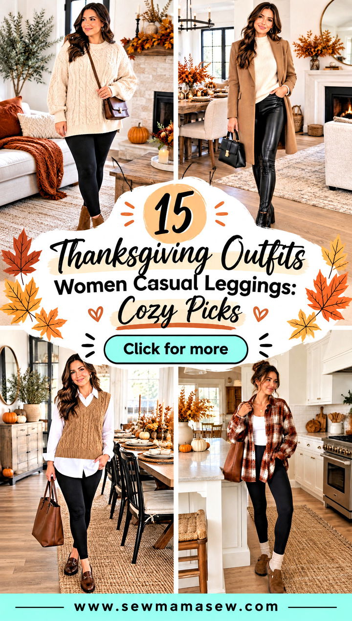 15 Thanksgiving Outfits Women Casual Leggings Cozy Picks - 15 Thanksgiving Outfits Women Casual Leggings: Cozy Picks