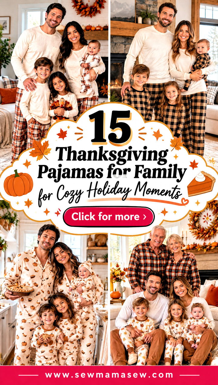 15 Thanksgiving Pajamas for Family for Cozy Holiday Moments - 15 Thanksgiving Pajamas for Family for Cozy Holiday Moments