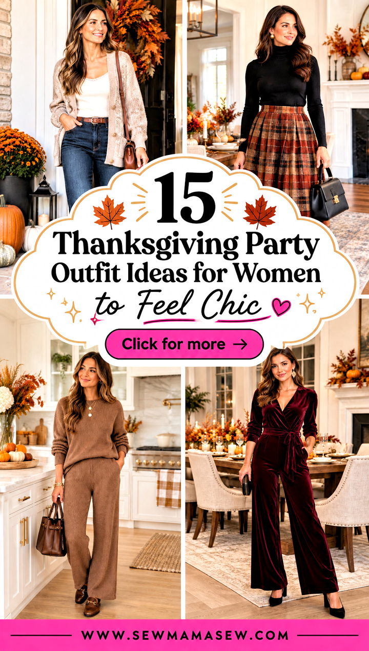 15 Thanksgiving Party Outfit Ideas for Women to Feel Chic - 15 Thanksgiving Party Outfit Ideas for Women to Feel Chic