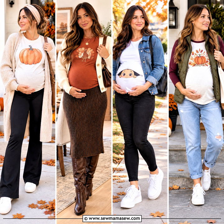 15 Thanksgiving Shirts for Pregnant for Women: Cute Picks