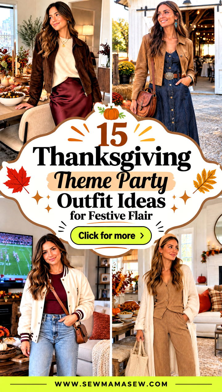 15 Thanksgiving Theme Party Outfit Ideas for Festive Flair - 15 Thanksgiving Theme Party Outfit Ideas for Festive Flair