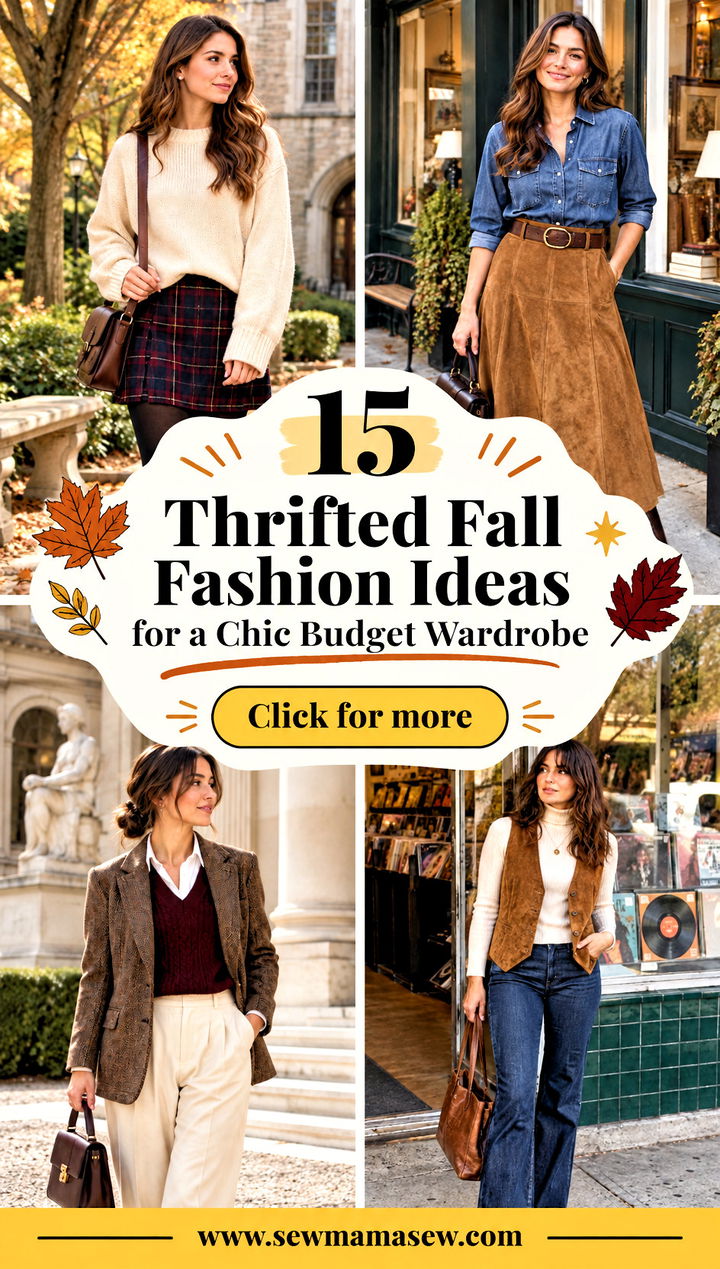 15 Thrifted Fall Fashion Ideas for a Chic Budget Wardrobe - 15 Thrifted Fall Fashion Ideas for a Chic Budget Wardrobe