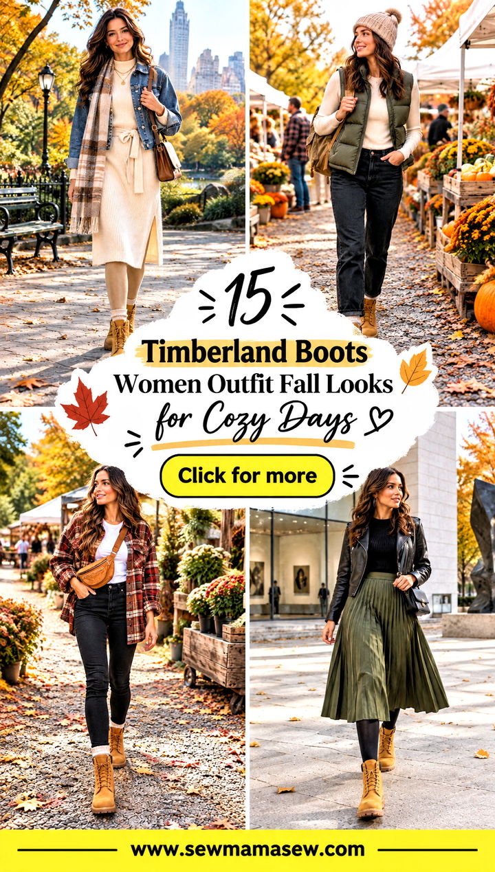15 Timberland Boots Women Outfit Fall Looks for Cozy Days - 15 Timberland Boots Women Outfit Fall Looks for Cozy Days