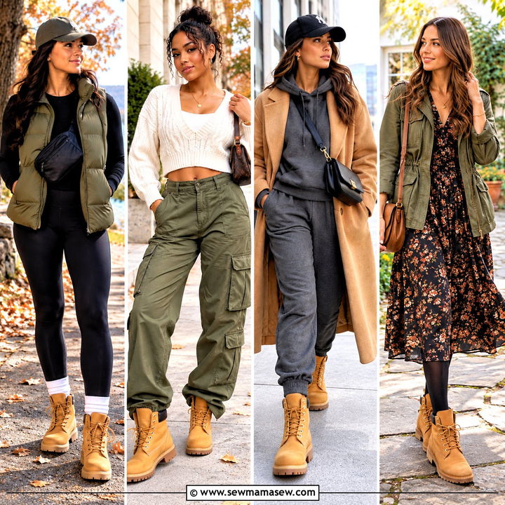 15 Timberland Fall Outfit Ideas for Women Who Love Layers