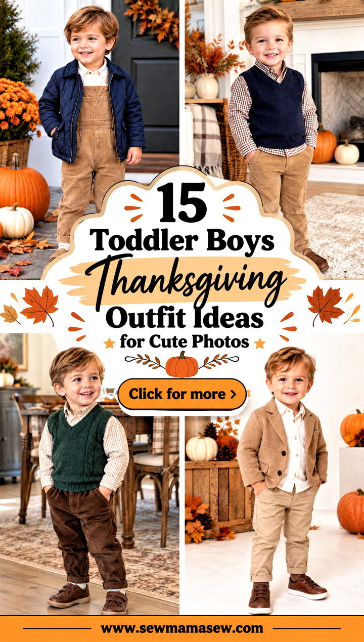 15 Toddler Boys Thanksgiving Outfit Ideas for Cute Photos - 15 Toddler Boys Thanksgiving Outfit Ideas for Cute Photos