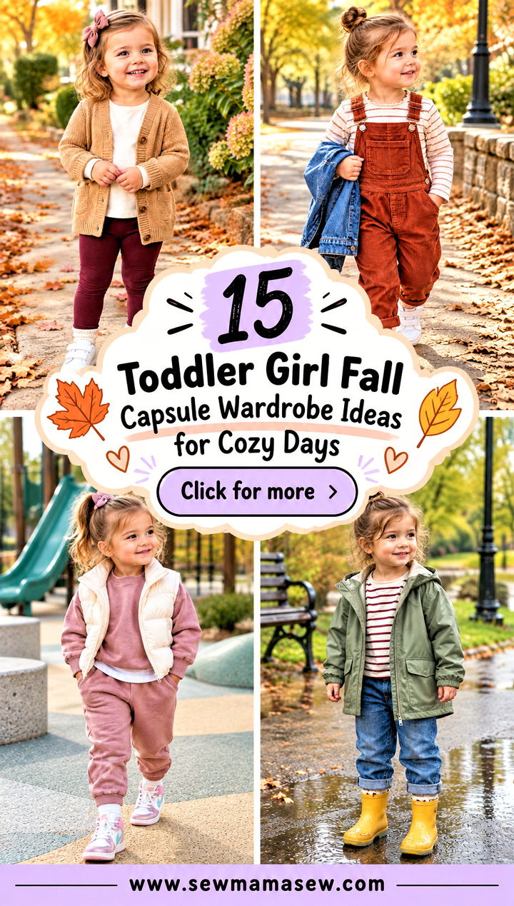 15 Toddler Girl Fall Capsule Wardrobe Ideas for Cozy Days - 15 Toddler Girl Fall Capsule Wardrobe Ideas for Cozy Days