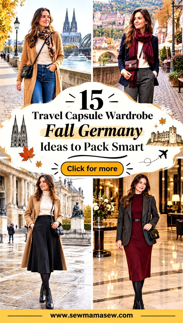 15 Travel Capsule Wardrobe Fall Germany Ideas to Pack Smart - 15 Travel Capsule Wardrobe Fall Germany Ideas to Pack Smart