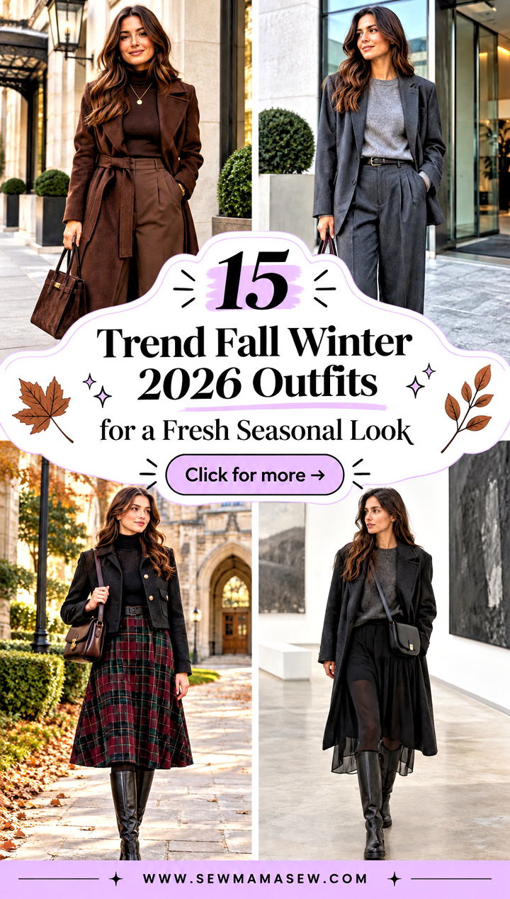 15 Trend Fall Winter 2026 Outfits for a Fresh Seasonal Look - 15 Trend Fall Winter 2026 Outfits for a Fresh Seasonal Look