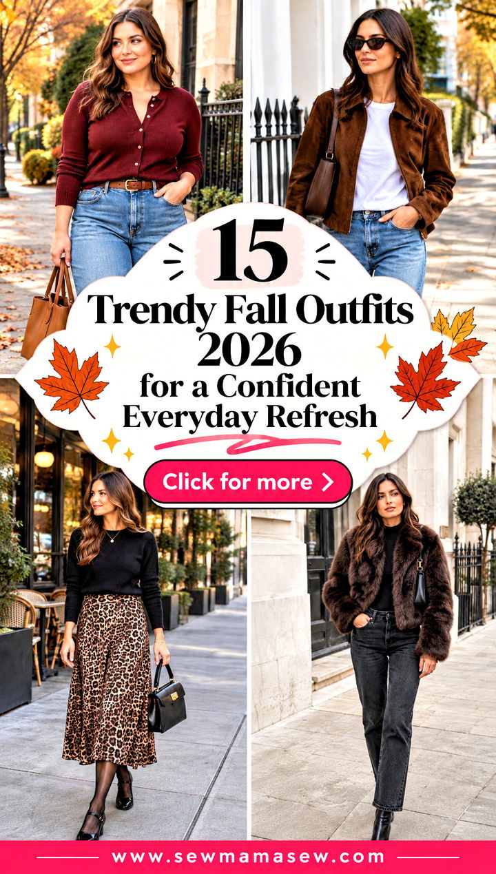 15 Trendy Fall Outfits 2026 for a Confident Everyday Refresh - 15 Trendy Fall Outfits 2026 for a Confident Everyday Refresh