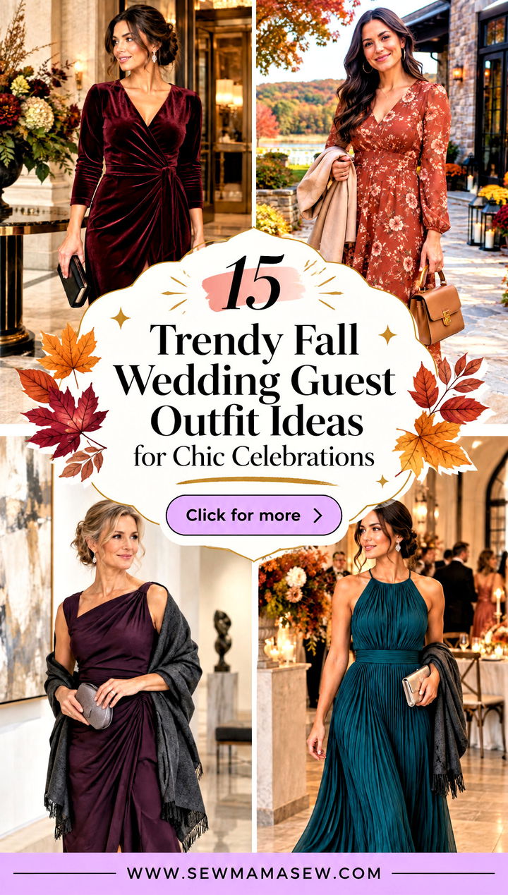 15 Trendy Fall Wedding Guest Outfit Ideas for Chic Celebrations - 15 Trendy Fall Wedding Guest Outfit Ideas for Chic Celebrations