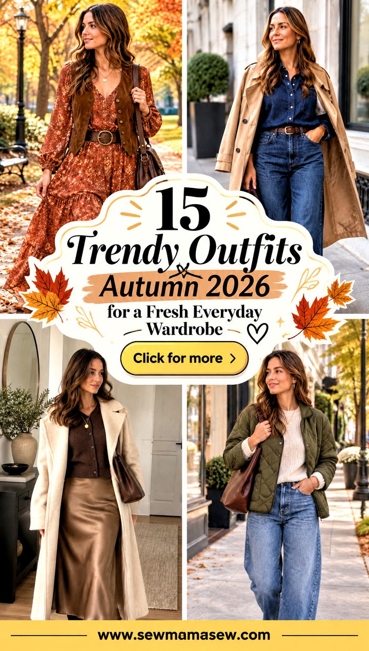 15 Trendy Outfits Autumn 2026 for a Fresh Everyday Wardrobe - 15 Trendy Outfits Autumn 2026 for a Fresh Everyday Wardrobe