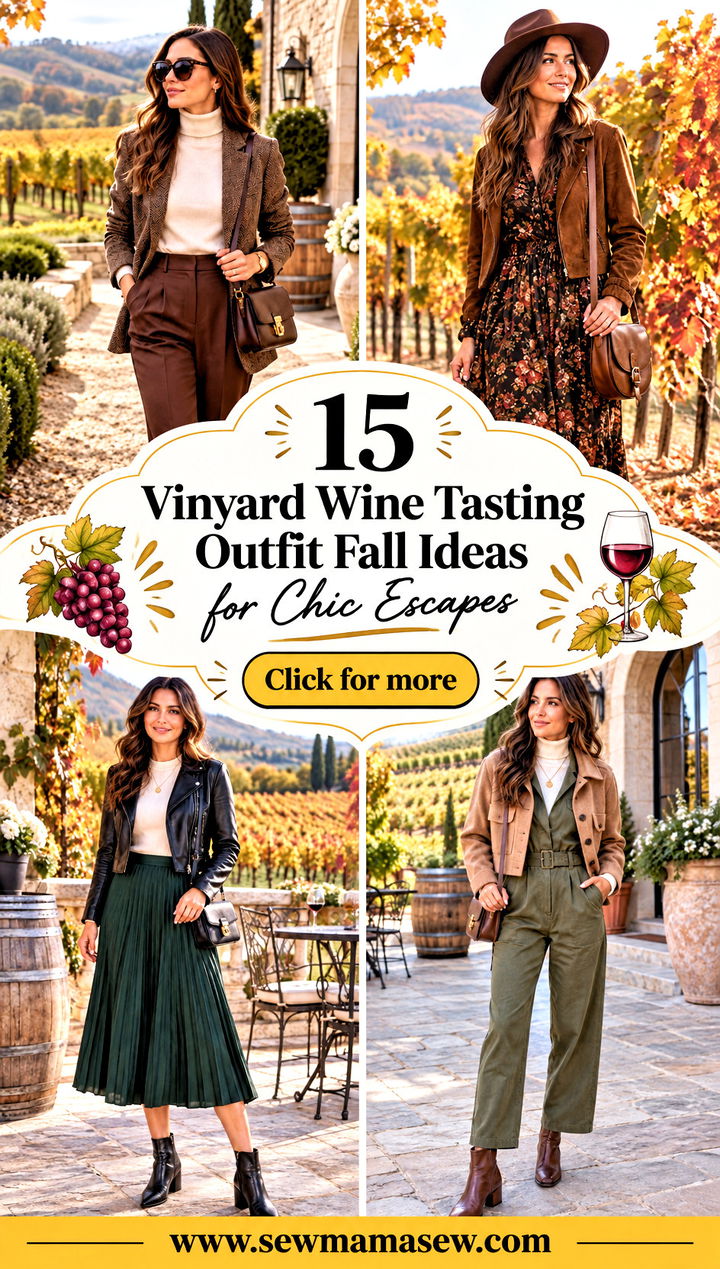 15 Vinyard Wine Tasting Outfit Fall Ideas for Chic Escapes - 15 Vinyard Wine Tasting Outfit Fall Ideas for Chic Escapes