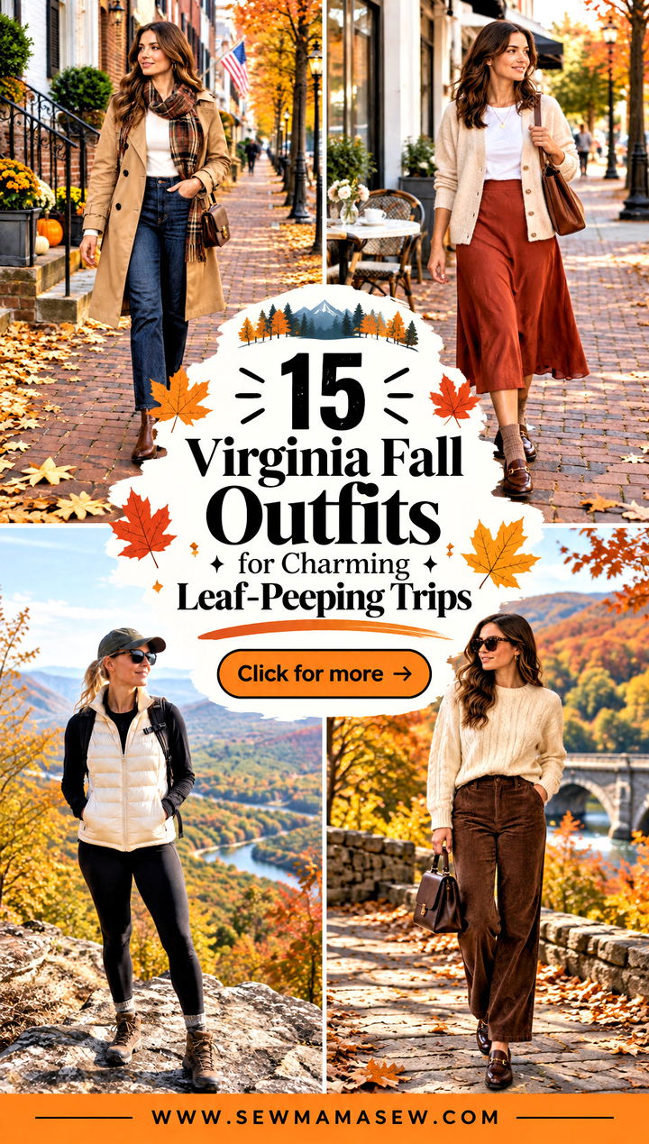 15 Virginia Fall Outfits for Charming Leaf-Peeping Trips - 15 Virginia Fall Outfits for Charming Leaf-Peeping Trips