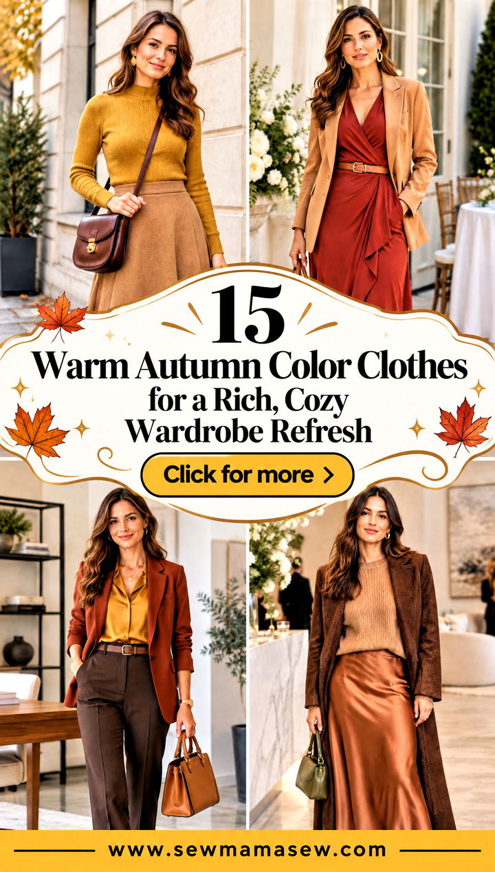 15 Warm Autumn Color Clothes for a Rich Cozy Wardrobe Refresh - 15 Warm Autumn Color Clothes for a Rich, Cozy Wardrobe Refresh
