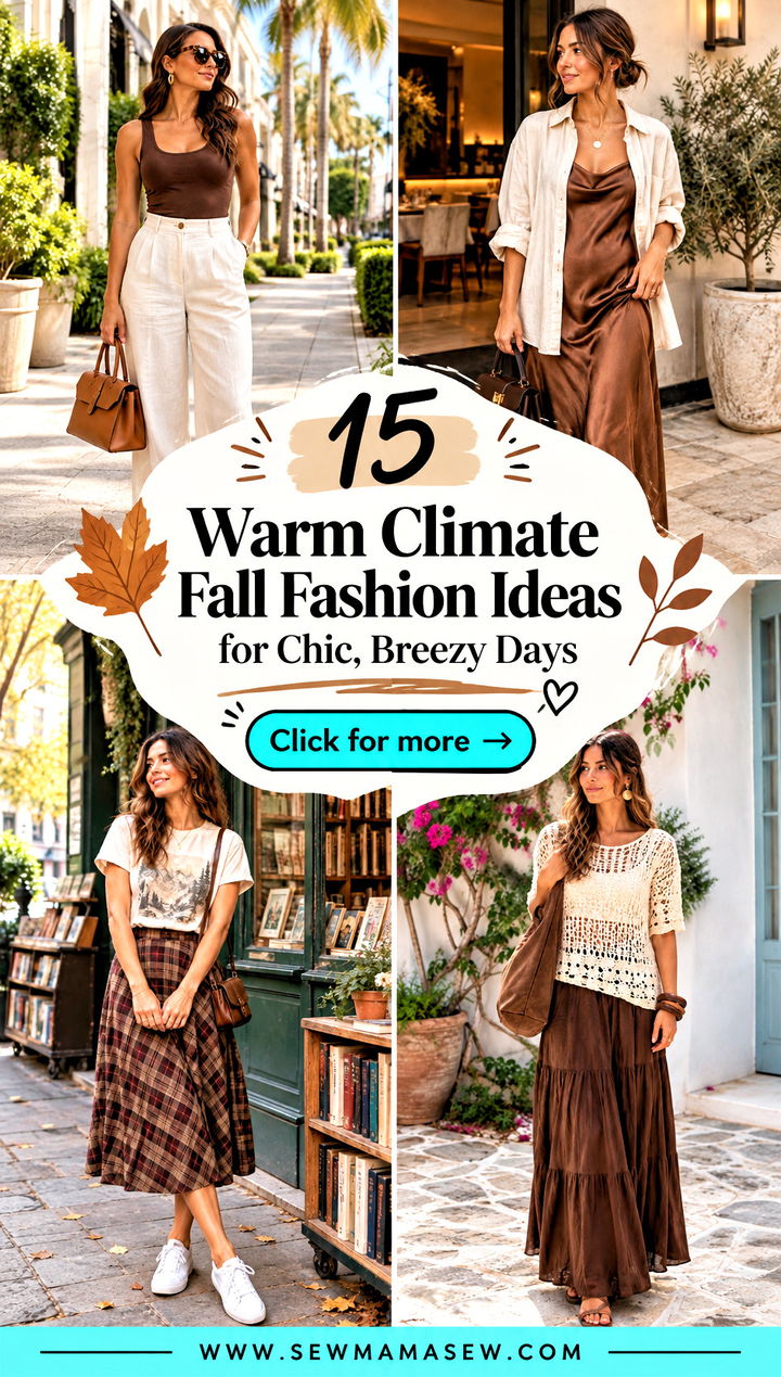 15 Warm Climate Fall Fashion Ideas for Chic Breezy Days - 15 Warm Climate Fall Fashion Ideas for Chic, Breezy Days