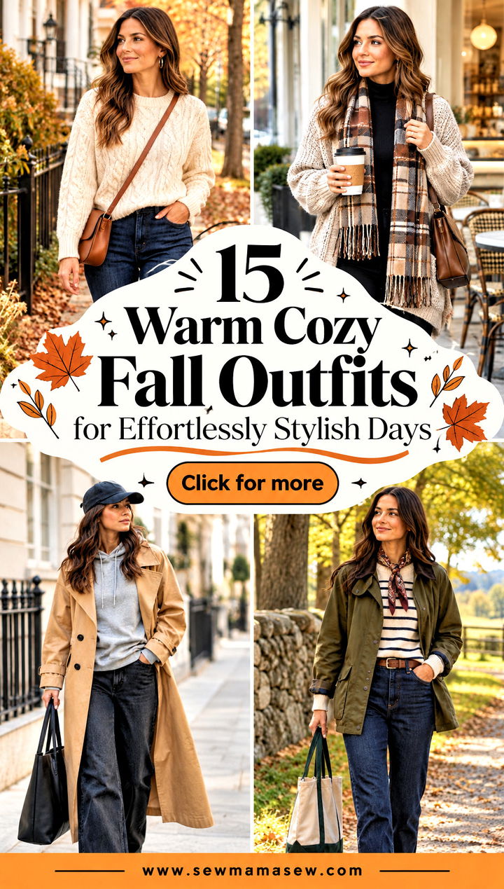15 Warm Cozy Fall Outfits for Effortlessly Stylish Days - 15 Warm Cozy Fall Outfits for Effortlessly Stylish Days