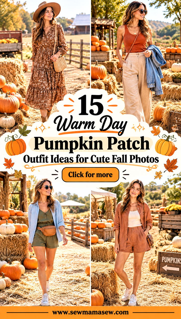 15 Warm Day Pumpkin Patch Outfit Ideas for Cute Fall Photos - 15 Warm Day Pumpkin Patch Outfit Ideas for Cute Fall Photos