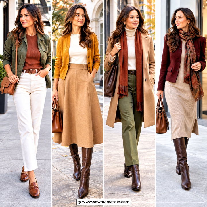 15 Warm Fall Color Palette Clothes for a Cozy Style Refresh