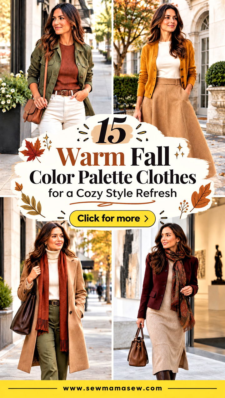 15 Warm Fall Color Palette Clothes for a Cozy Style Refresh - 15 Warm Fall Color Palette Clothes for a Cozy Style Refresh