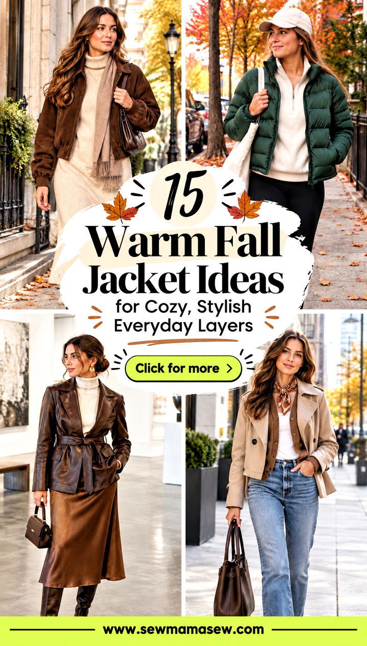15 Warm Fall Jacket Ideas for Cozy Stylish Everyday Layers - 15 Warm Fall Jacket Ideas for Cozy, Stylish Everyday Layers