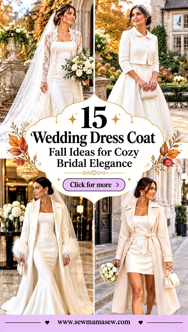 15 Wedding Dress Coat Fall Ideas for Cozy Bridal Elegance - 15 Wedding Dress Coat Fall Ideas for Cozy Bridal Elegance