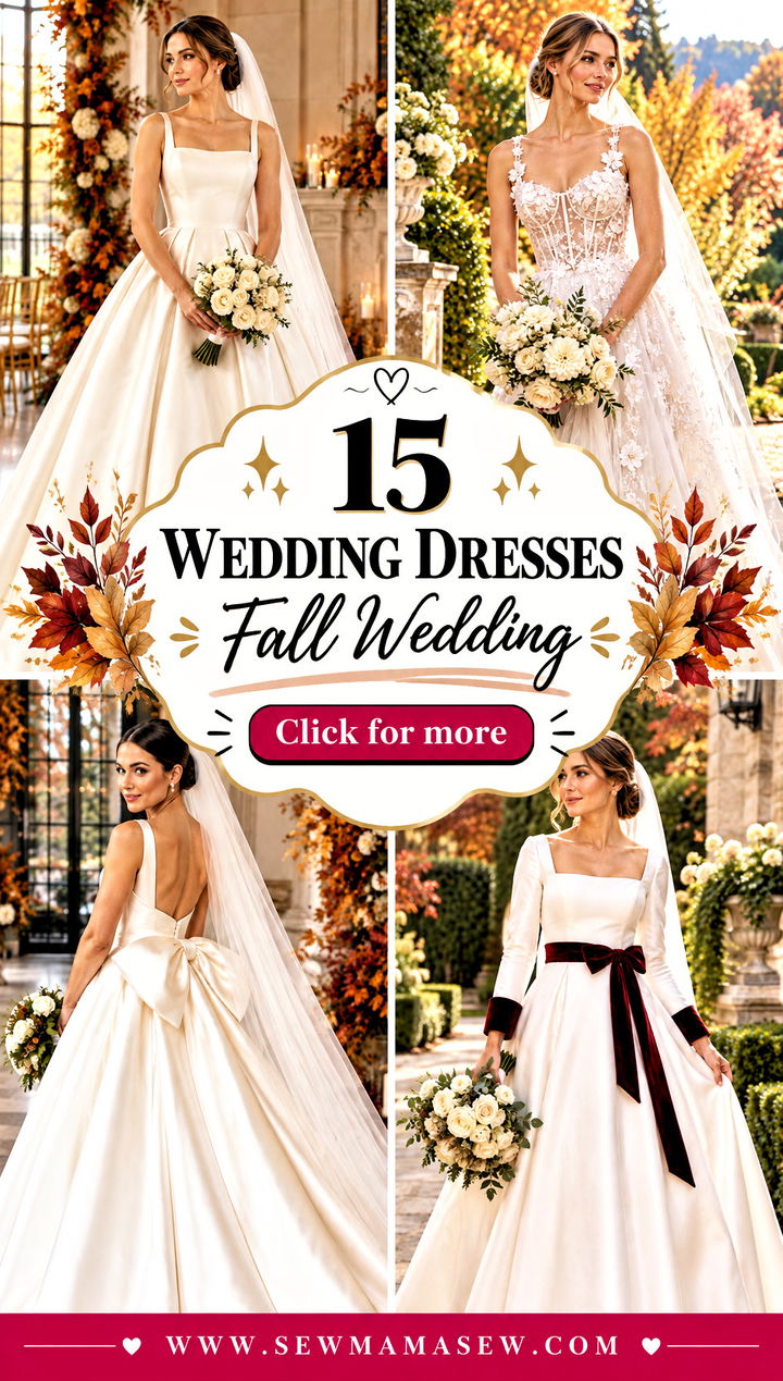 15 Wedding Dresses Fall Wedding Cozy Styles for Autumn Brides - 15 Wedding Dresses Fall Wedding: Cozy Styles for Autumn Brides