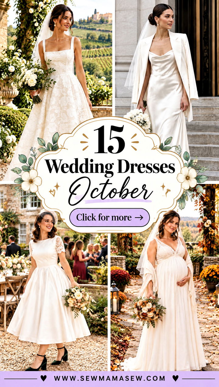 15 Wedding Dresses October Dreamy Styles for Autumn Brides - 15 Wedding Dresses October: Dreamy Styles for Autumn Brides