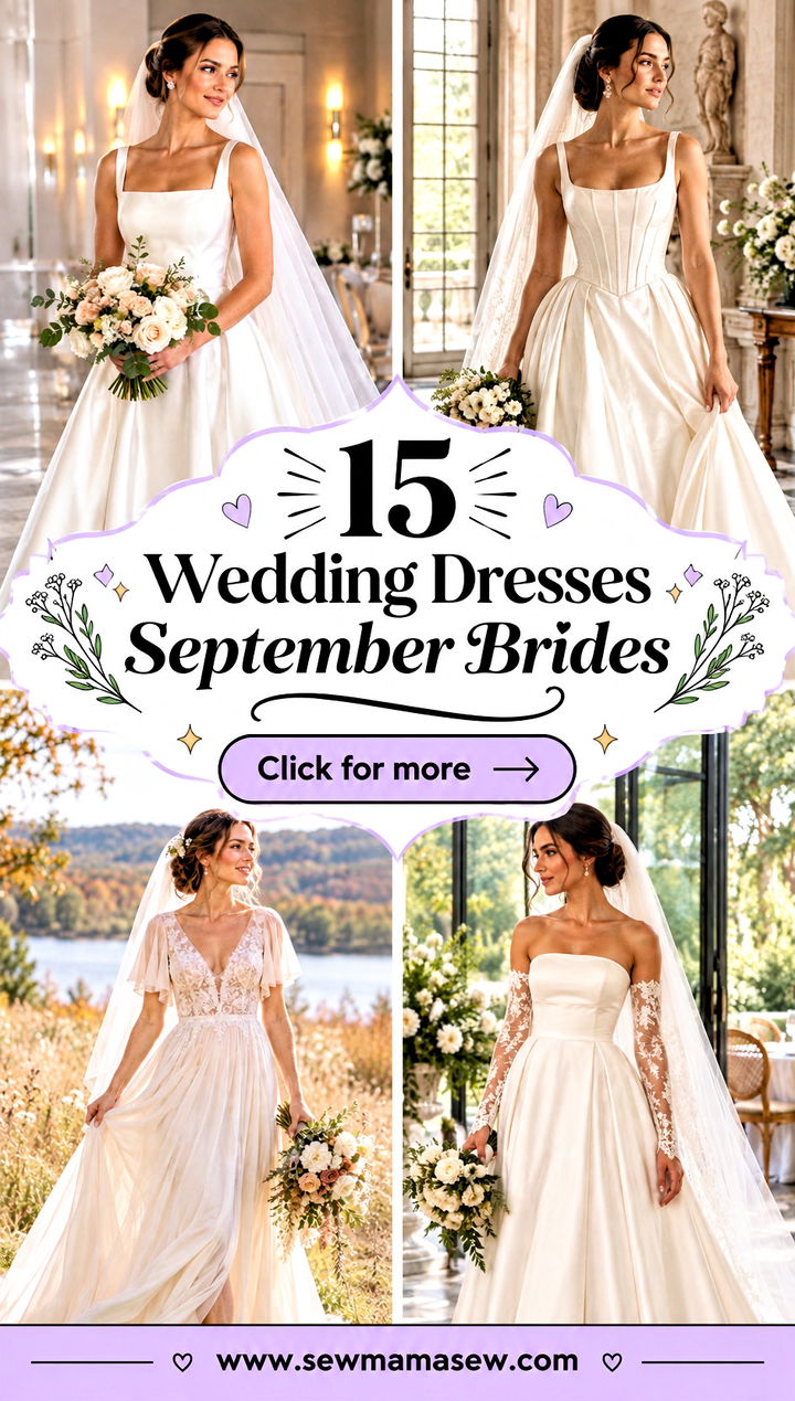 15 Wedding Dresses September Brides Chic Early Fall Inspiration - 15 Wedding Dresses September Brides: Chic Early Fall Inspiration