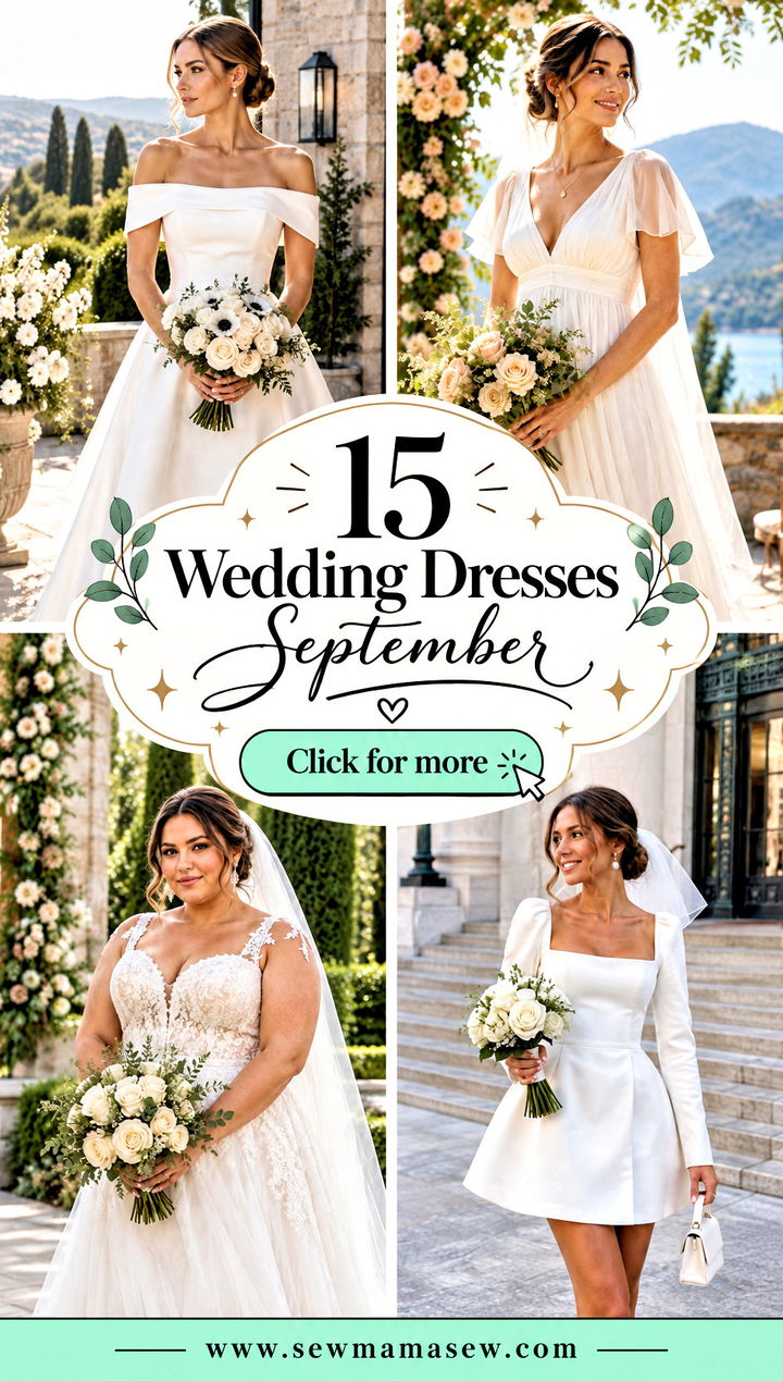 15 Wedding Dresses September Fresh Looks for Early Autumn - 15 Wedding Dresses September: Fresh Looks for Early Autumn