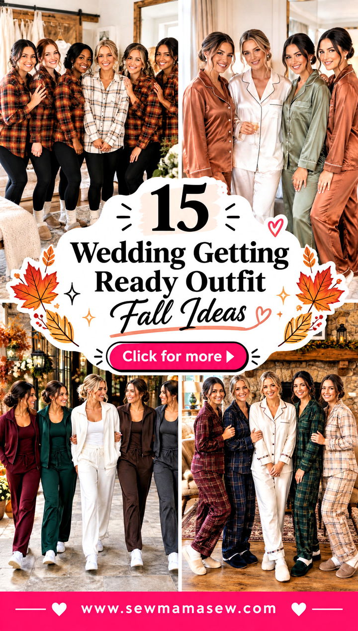 15 Wedding Getting Ready Outfit Fall Ideas Cozy Bridal Prep Looks - 15 Wedding Getting Ready Outfit Fall Ideas: Cozy Bridal Prep Looks