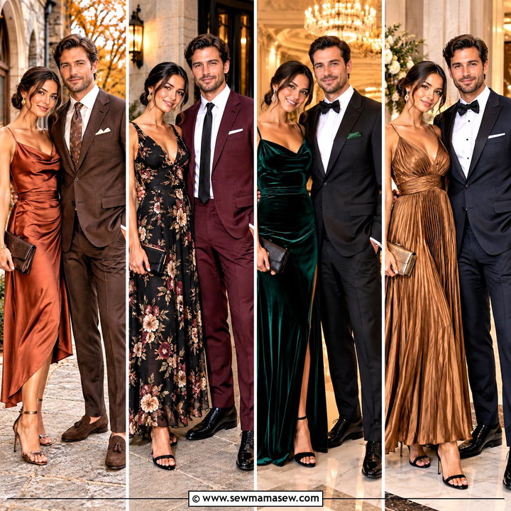 15 Wedding Guest Couple Outfit Fall Ideas: Chic Coordinated Looks
