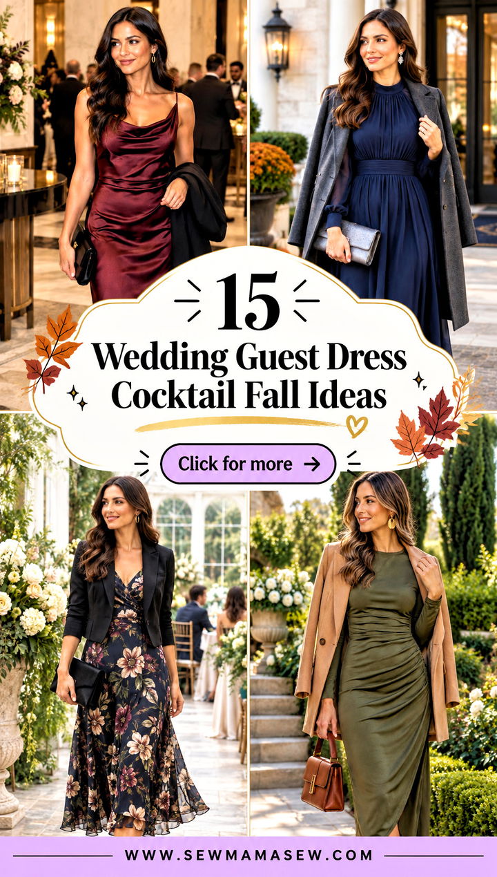15 Wedding Guest Dress Cocktail Fall Ideas Chic Evening Looks - 15 Wedding Guest Dress Cocktail Fall Ideas: Chic Evening Looks