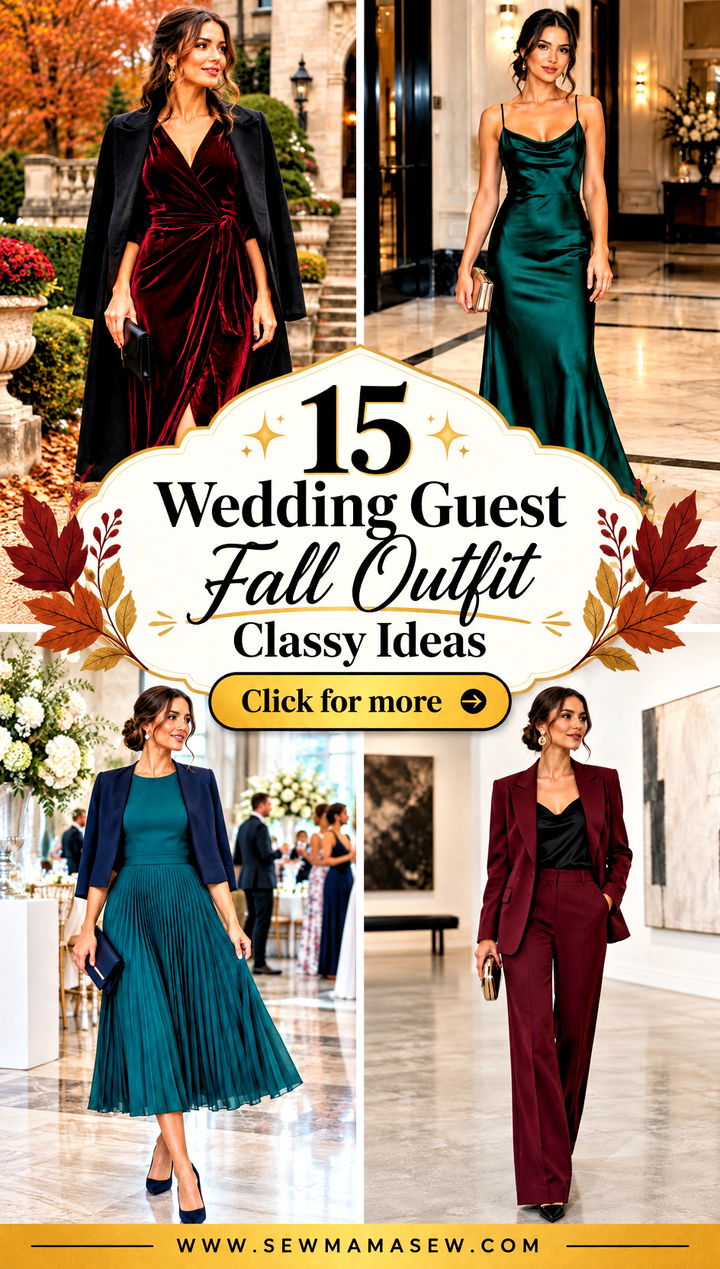 15 Wedding Guest Fall Outfit Classy Ideas Elegant Seasonal Looks - 15 Wedding Guest Fall Outfit Classy Ideas: Elegant Seasonal Looks