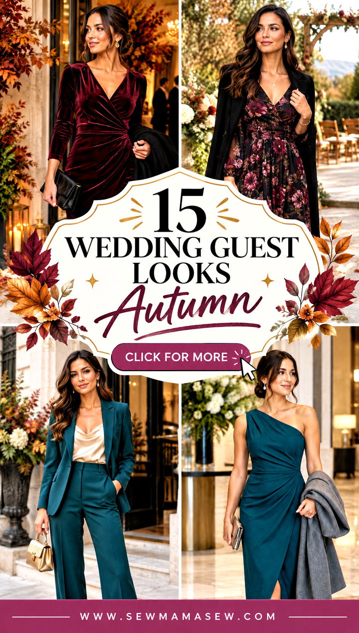 15 Wedding Guest Looks Autumn Effortless Seasonal Elegance - 15 Wedding Guest Looks Autumn: Effortless Seasonal Elegance