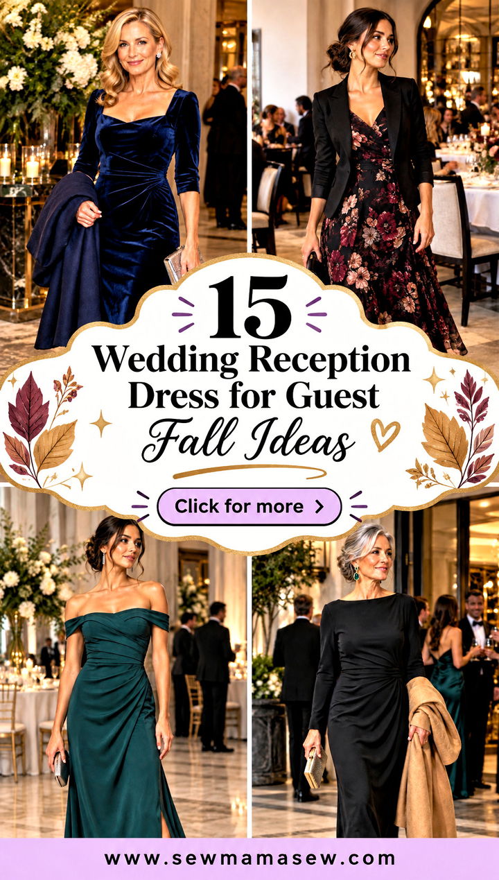15 Wedding Reception Dress for Guest Fall Ideas Elegant Looks - 15 Wedding Reception Dress for Guest Fall Ideas: Elegant Looks