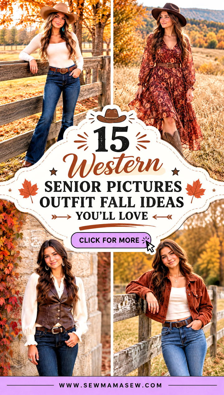 15 Western Senior Pictures Outfit Fall Ideas Youll Love - 15 Western Senior Pictures Outfit Fall Ideas You'll Love