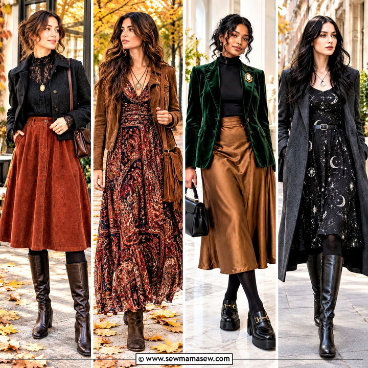 15 Whimsygoth Fall Outfits for Dreamy, Cozy Everyday Style