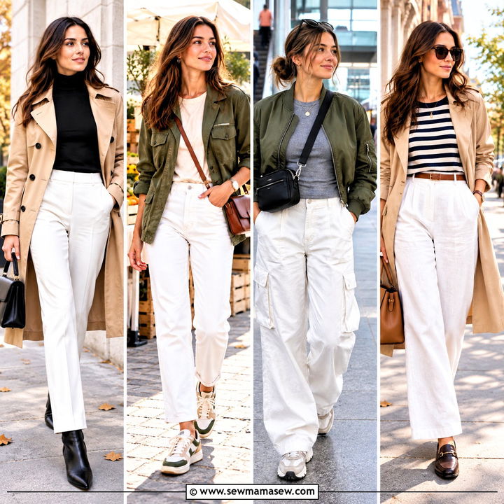 15 White Pants For Fall: Fresh Ways to Style Cozy Layers