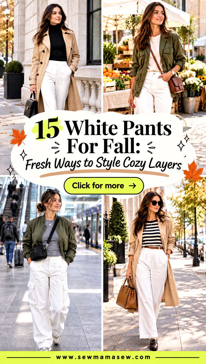 15 White Pants For Fall Fresh Ways to Style Cozy Layers - 15 White Pants For Fall: Fresh Ways to Style Cozy Layers
