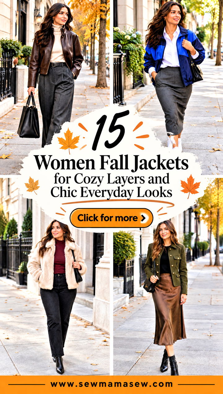 15 Women Fall Jackets for Cozy Layers and Chic Everyday Looks - 15 Women Fall Jackets for Cozy Layers and Chic Everyday Looks