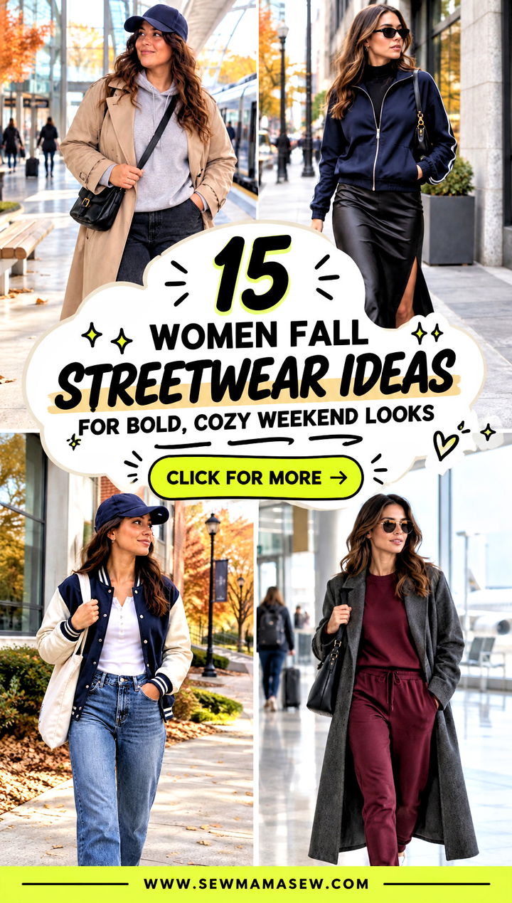15 Women Fall Streetwear Ideas for Bold Cozy Weekend Looks - 15 Women Fall Streetwear Ideas for Bold, Cozy Weekend Looks