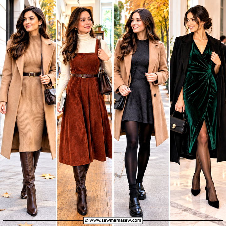 15 Womens Fall Dress Outfits for Effortless Everyday Style